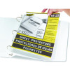 Polypropylene Sheet Protectors, Medium-Duty, Side: 3-Hole Punched, Top Load 8.5 x 11 Insert, Clear Front, 100/Box