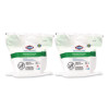 Hydrogen Peroxide Cleaner Disinfectant Wipes, 12 x 11, Unscented, White, 185/Pack, 2 Packs/Carton