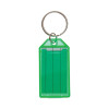 Key Tags, Metal/Plastic, Green/Orange/Purple/Yellow, 4/Pack