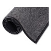 Ecostep Wiper Mat, Rectangular, Charcoal Gray Cut Pile Surface, 36" x 48"