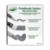 Large Variety Paint Brush Classpack, Natural; Nylon Bristles, Flat; Round Profiles, 36/Set