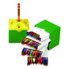 Classpack Crayons With 13 Caddies And Crayon Sharpener, Regular Size, 0.31" x 3.63", 64 Assorted Colors, 832/Box