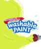Washable Paint, Yellow, 16 Oz Bottle