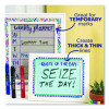 Take Note Dry-Erase Markers, Broad, Chisel Tip, Assorted, 12/Pack