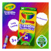Erasable Color Pencil Set, 3.3 Mm, 2B, Assorted Lead And Barrel Colors, 24/Pack