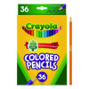 Short-Length Colored Pencil Set, 3.3 Mm, 2B, Assorted Lead And Barrel Colors, 36/Pack