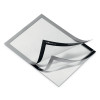 Duraframe Sign Holder, 8.5 x 11, Silver Frame, 2/Pack