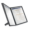 Sherpa Soho Document Holder, 10 Panels, 13.5 x 3 x 10.38, Black Borders