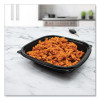 Presentabowls Pro Black Square Bowls, 24 Oz, 8.5 x 8.5 x 1.8, Plastic, 63/Bag, 4 Bags/Carton