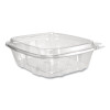 Clearpac Safeseal Tamper-Resistant/Evident Containers, Domed Lid, 24 Oz, Clear, Plastic, 100/Bag, 2 Bags/Carton