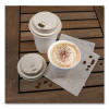 Molded Fiber Lids For Paper Cups, Proplanet Seal, Fits 10 Oz To 24 Oz Hot Cups, Tan, 1,000/Carton