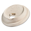 Molded Fiber Lids For Paper Cups, Proplanet Seal, Fits 10 Oz To 24 Oz Hot Cups, Tan, 1,000/Carton