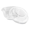 Presentabowls Bowl/Lid Combo-Paks, 16 Oz, 5.38" Diameter x 2.6" h, Clear, Plastic, 63/Pack, 4 Pack/Carton