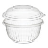 Presentabowls Bowl/Lid Combo-Paks, 16 Oz, 5.38" Diameter x 2.6" h, Clear, Plastic, 63/Pack, 4 Pack/Carton