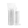 Presentabowls Bowl/Lid Combo-Paks, 16 Oz, 5.38" Diameter x 2.6" h, Clear, Plastic, 63/Pack, 4 Pack/Carton