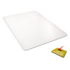 Clear All Day Use Chair Mat For Flat To Extra-High/Plush Pile Carpeted Floors, Rectangular, Straight Edges, 36" x 48", Clear