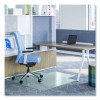Oceanmat Carpet Chair Mat For Flat Pile Carpeted Floors, Rectangular With Lip, Straight Edges, 45" x 53", Clear