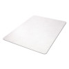 Economat Non-Studded All Day Use Chair Mat For Hard Floors, Rectangular, 46" x 60", Clear, Ships Flat