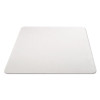 Economat Non-Studded All Day Use Chair Mat For Hard Floors, Rectangular, 46" x 60", Clear, Ships Flat
