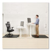 Ergonomic Sit Stand Mat For Flat To Low Pile Carpeted And Hard Floors, Rectangular, Beveled Edges, 36" x 48", Black