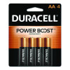 Power Boost Coppertop Alkaline Aa Batteries, 4/Pack