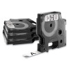 D1 Standard Labels, 0.5" x 23 Ft, Black Print On White Tape, 4/Pack