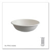 Vanguard Renewable And Compostable Sugarcane Bowls, 16 Oz, White, 800/Carton