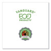 Vanguard Renewable And Compostable Sugarcane Bowls, 32 Oz, White, 400/Carton