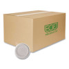 Evolution World Ecolid 25% Recycled Food Container Lid, Fits 12 To 32 Oz Containers, White, Plastic, 500/Carton