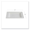 Vanguard Renewable And Compostable Sugarcane Plates, 10 x 10, White, 250/Carton