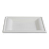 Vanguard Renewable And Compostable Sugarcane Plates, 10 x 10, White, 250/Carton