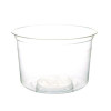 Renewable And Compostable Round Deli Containers, 16 Oz, 4.63" Diameter x 3.06" h, Clear, Plastic, 50/Pack, 10 Packs/Carton