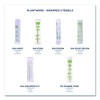 Plantware Compostable Cutlery, Knife, Plastic, White, 1,000/Carton