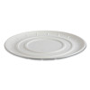 Vanguard Molded Fiber Pizza Tray, 14" Diameter, White, Sugarcane, 50/Carton