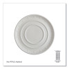 Vanguard Molded Fiber Pizza Tray, 14" Diameter, White, Sugarcane, 50/Carton