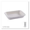 Vanguard Worldview Renewable And Compostable Sugarcane Take-Out Containers, 16 Oz, 7 x 5 x 1, White, 400/Carton