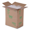 Vanguard Worldview Renewable And Compostable Sugarcane Take-Out Containers, 36 Oz, 8 x 8 x 2, White, 200/Carton