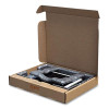 Tablet Shipping Box, One-Piece Foldover (Opf), Medium, 11.75" x 14.25" x 2", Brown Kraft