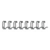 Wire Bindings For 11 x 8.5 Documents, 32 Rings, 0.56" (130-Sheet) Capacity, Black, 25/Pack