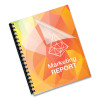 Crystals Presentation Covers For Binding Systems, 19-Hole Punched, Plastic, Square Corners, 11 x 8.5, Gloss Clear, 100/Pack