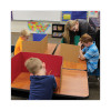 Study Carrel, 48 x 18, Assorted Colors, 24/Pack