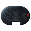 Afs-Tex 2000X Anti-Fatigue Mat, Oval, Black Anti-Slip Surface, 16" x 24"