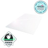 Cleartex Advantagemat Phthalate Free Pvc Chair Mat For Low Pile Carpeted Floors, Rectangular, 36" x 48", Clear