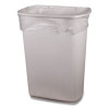 High-Density Waste Can Liners, 16 Gal, 12 Mic, 24" x 33", Natural, 500/Carton