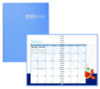 Seasonal Monthly Planner, Illustrated Seasons Artwork, 10 x 7, Light Blue Cover, 12-Month (Jan To Dec): 2026