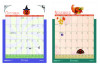 Academic Year Recycled Seasonal Wall Calendar, Illustrated Seasons Artwork, 12 x 16.5, 12-Month (July To June): 2025 To 2026