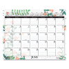 Recycled Wild Flower Wall Calendar, Wild Flowers Artwork, 15 x 12, White/Multicolor Sheets, 12-Month (Jan To Dec): 2026