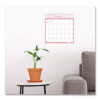 Recycled Monthly Wall Calendar, Breast Cancer Awareness Artwork, 12 x 12, White/Pink/Gray Sheets, 12-Month (Jan-Dec): 2026