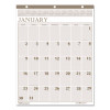 Large Print Recycled Monthly Wall Calendar, 20 x 26, Beige Sheets, 12-Month (Jan To Dec): 2026