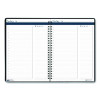 Recycled Undated Assignment Book For Intermediate Grades, 40-Weeks: Eight-Subject Day, Blue Cover, (100) 11 x 8.5 Sheets